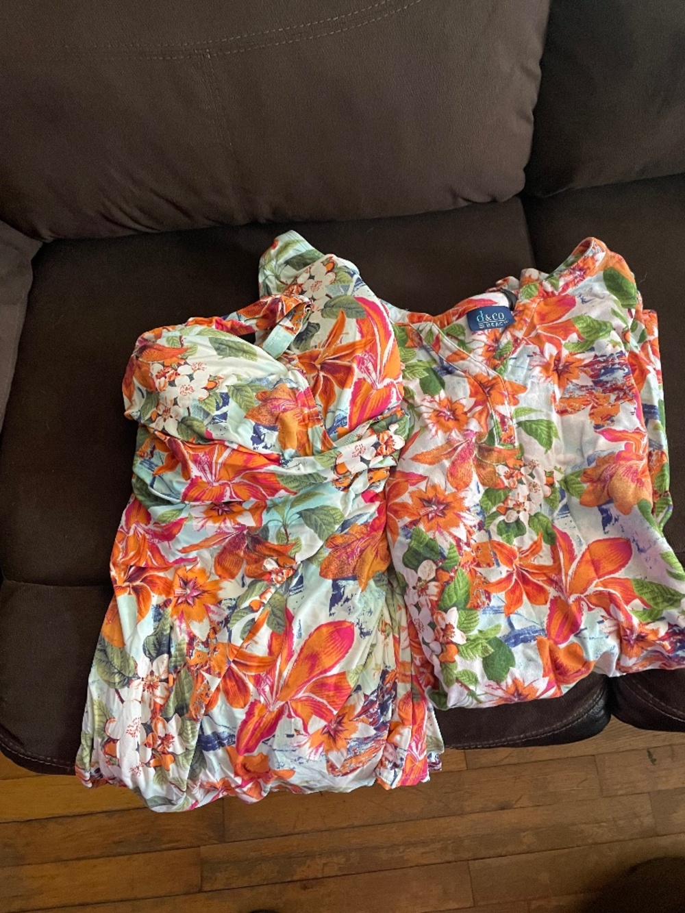 Bathing suit and matching coverup